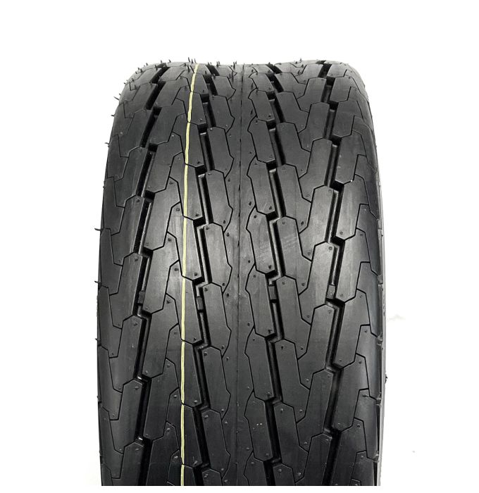 Pneu 20.5" x 8" x 10" 6 plis LRC 1105 lbs Hakuba et jante 10" 4 trous blanche